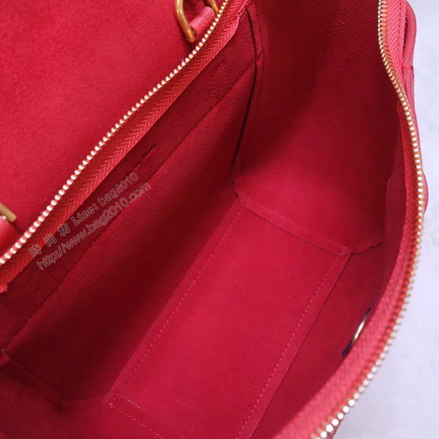 Celine女包 賽琳掌紋牛皮小號手提包 Celine belt bag鯰魚包 189003  slyd2047